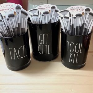 RAE DUNN NWT MAKEUP HOLDERS!!!!